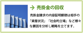 売掛金の回収